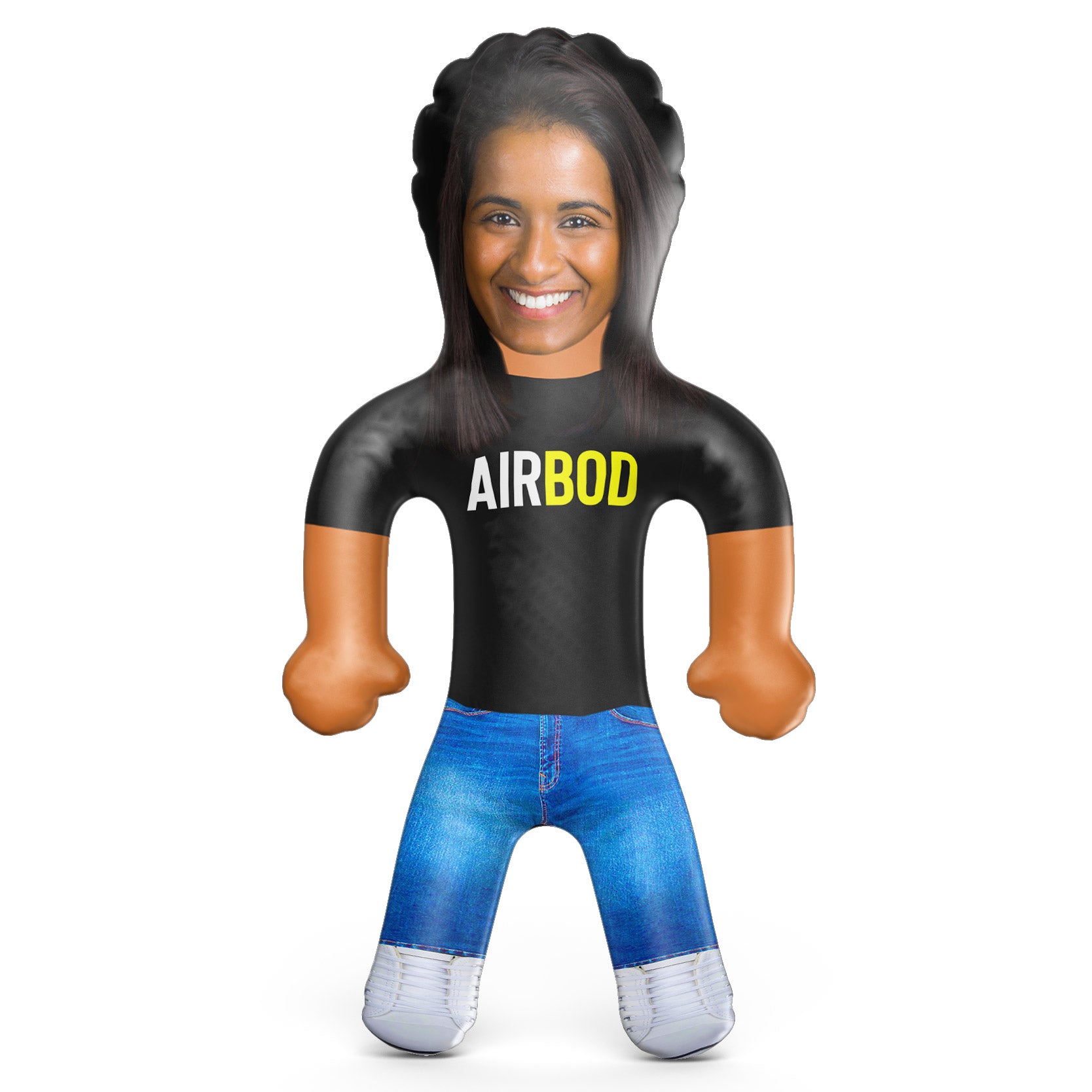 *Your Logo Here* Black T-Shirt Blow Up Doll