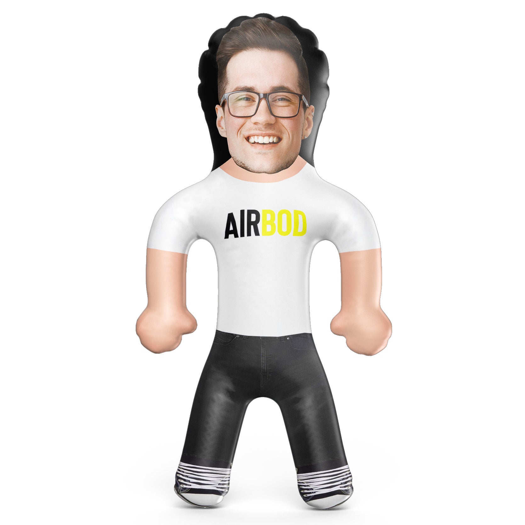 *Your Logo Here* White T-Shirt Blow Up Doll