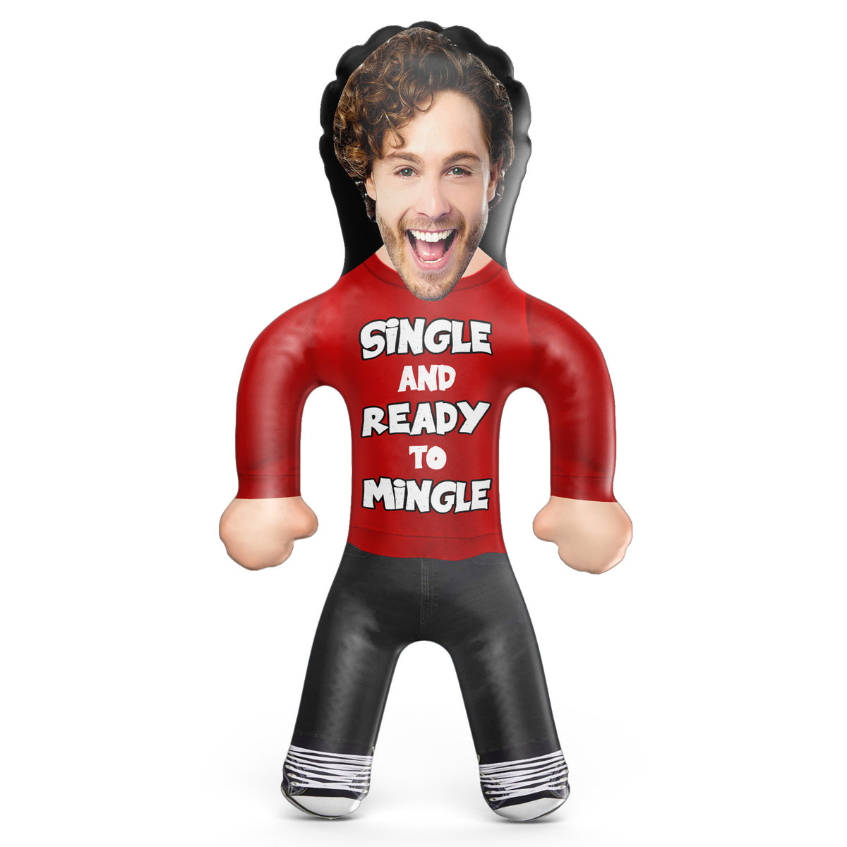 Single and Ready To Mingle Blow Up Doll