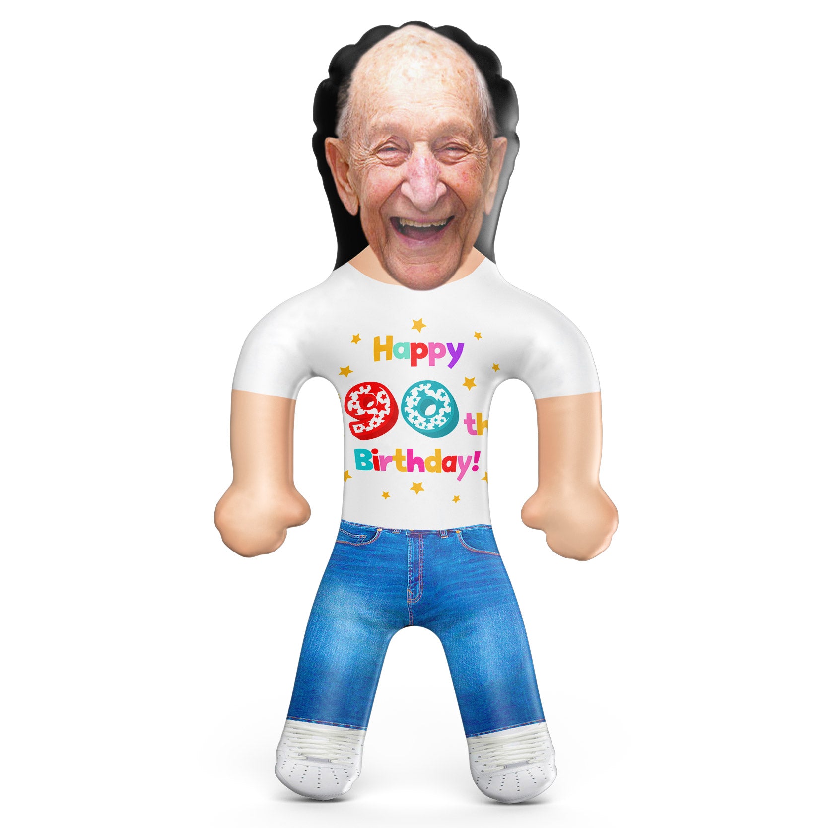 90th Birthday Blow Up Doll
