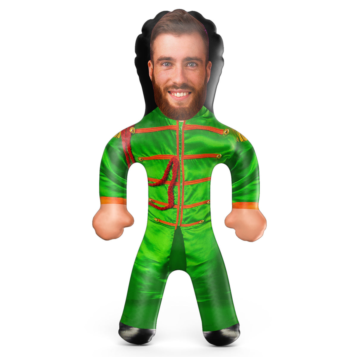 Rock Band Green Blow Up Doll