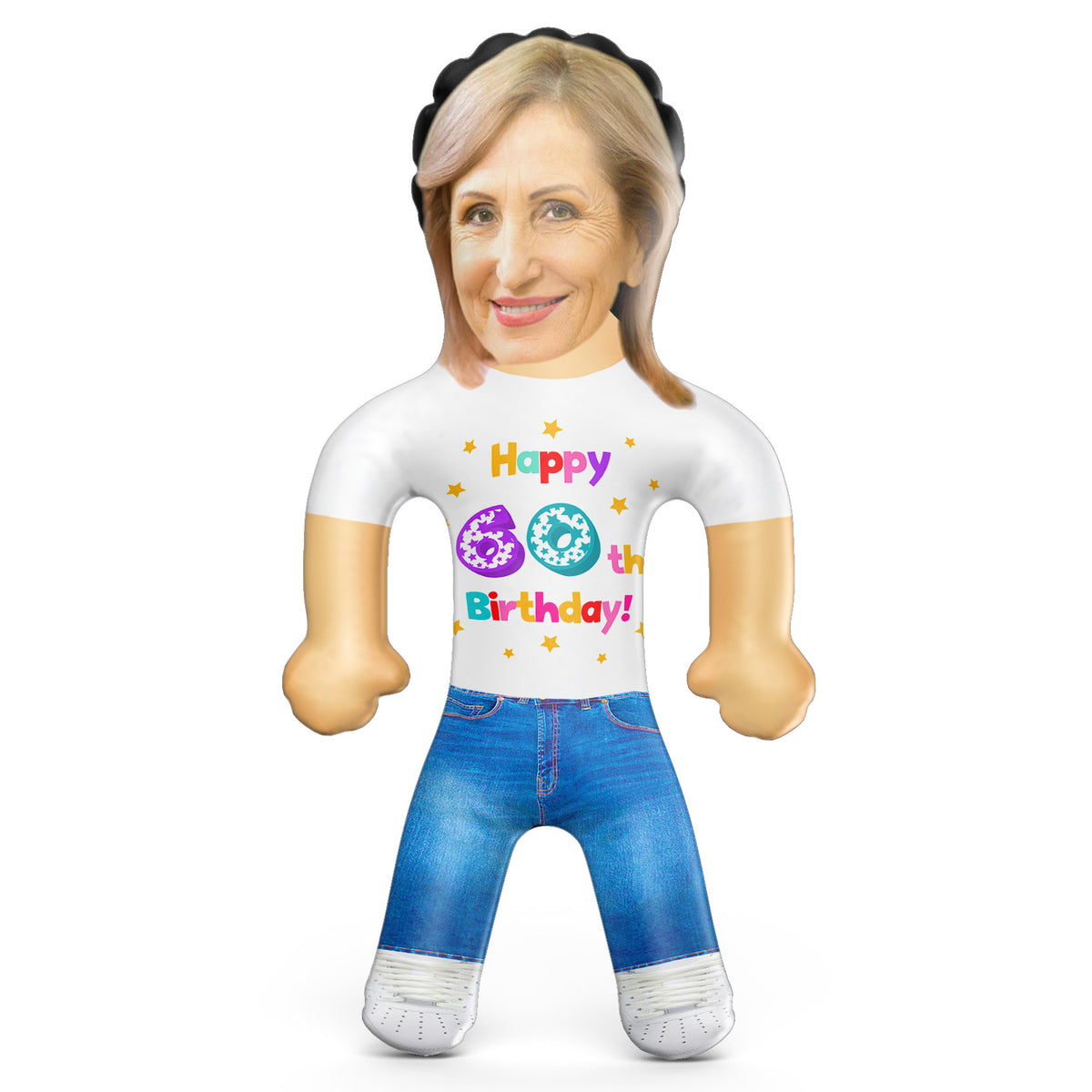 60th Birthday Blow Up Doll