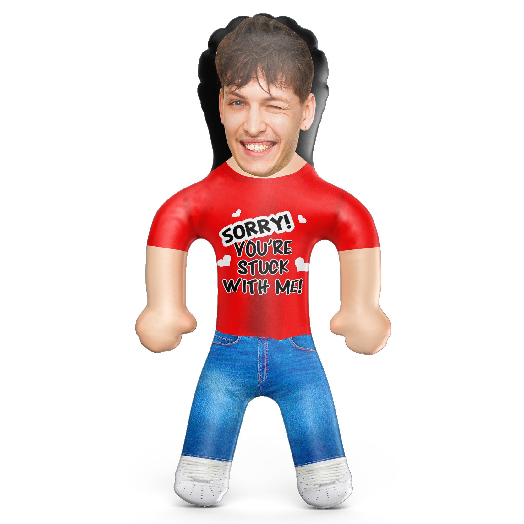 Sorry! You're Stuck With Me Blow Up Doll