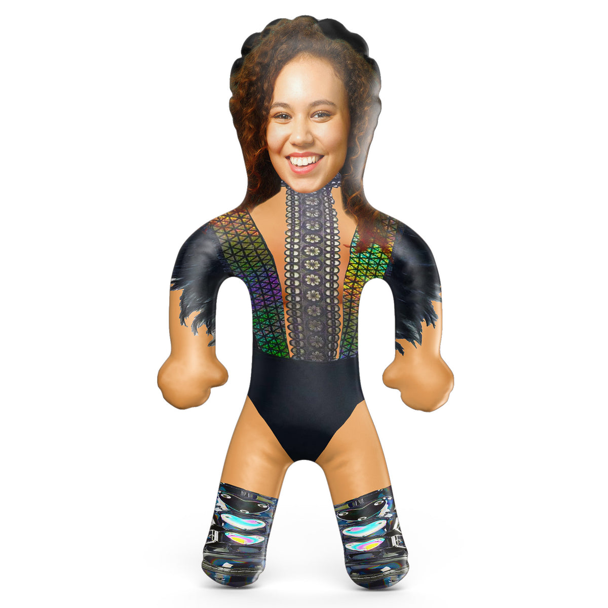 Multi Colour Wings Festival Girl Blow Up Doll