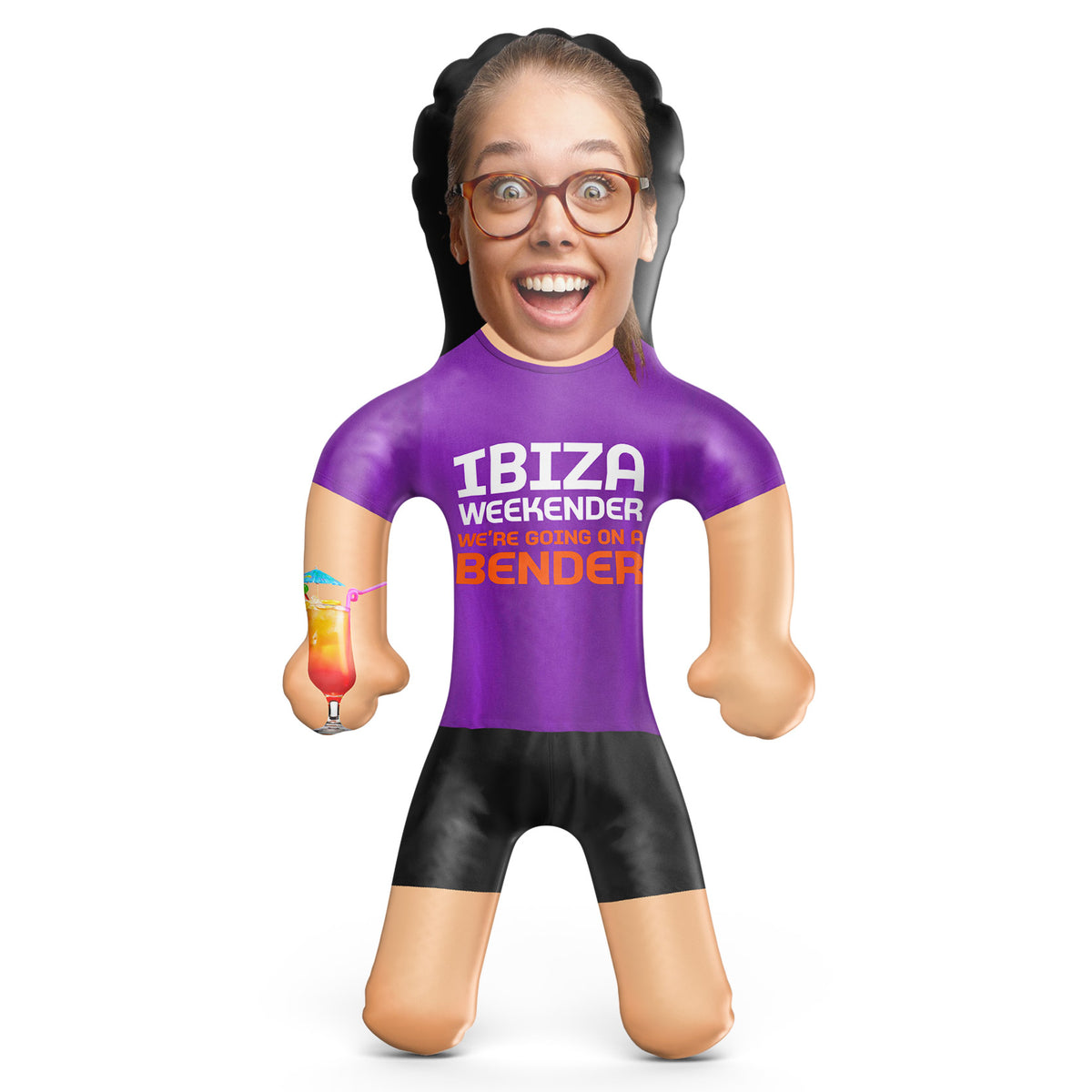 Ibiza Weekender, We're Going On A Bender Blow Up Doll