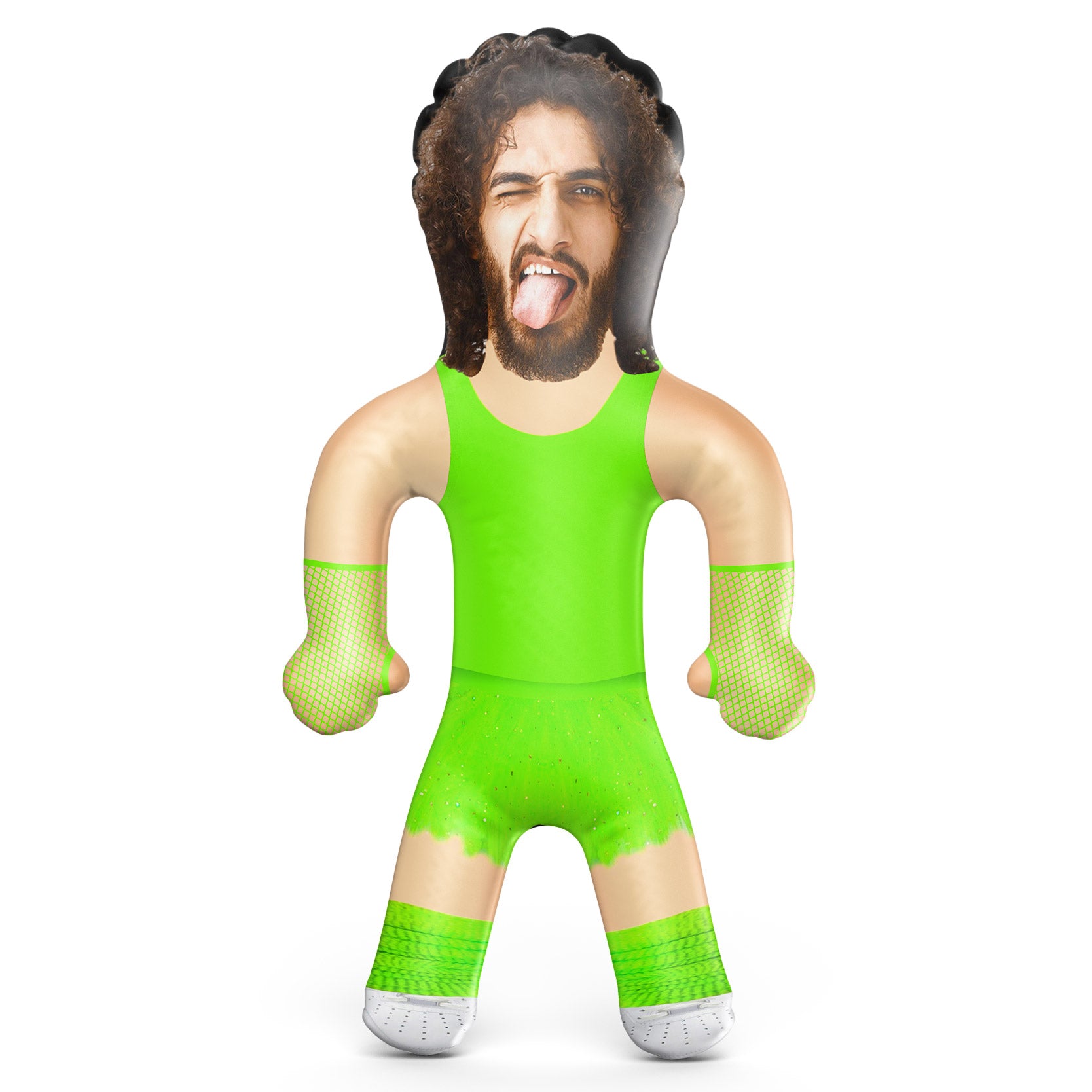 Party Green Neon Tutu Blow Up Doll