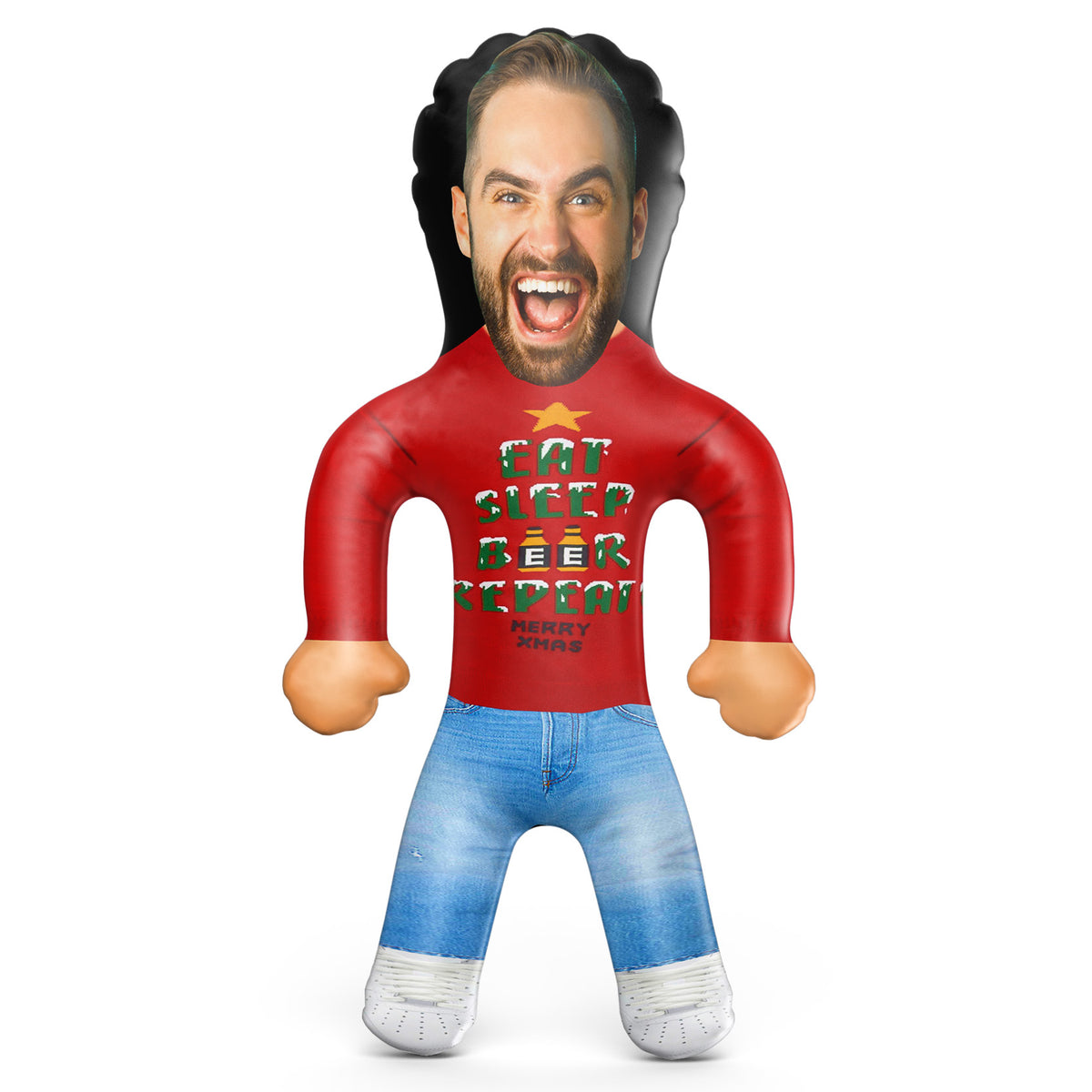 Christmas Jumper Inflatable Doll - Christmas Jumper Blow Up Doll