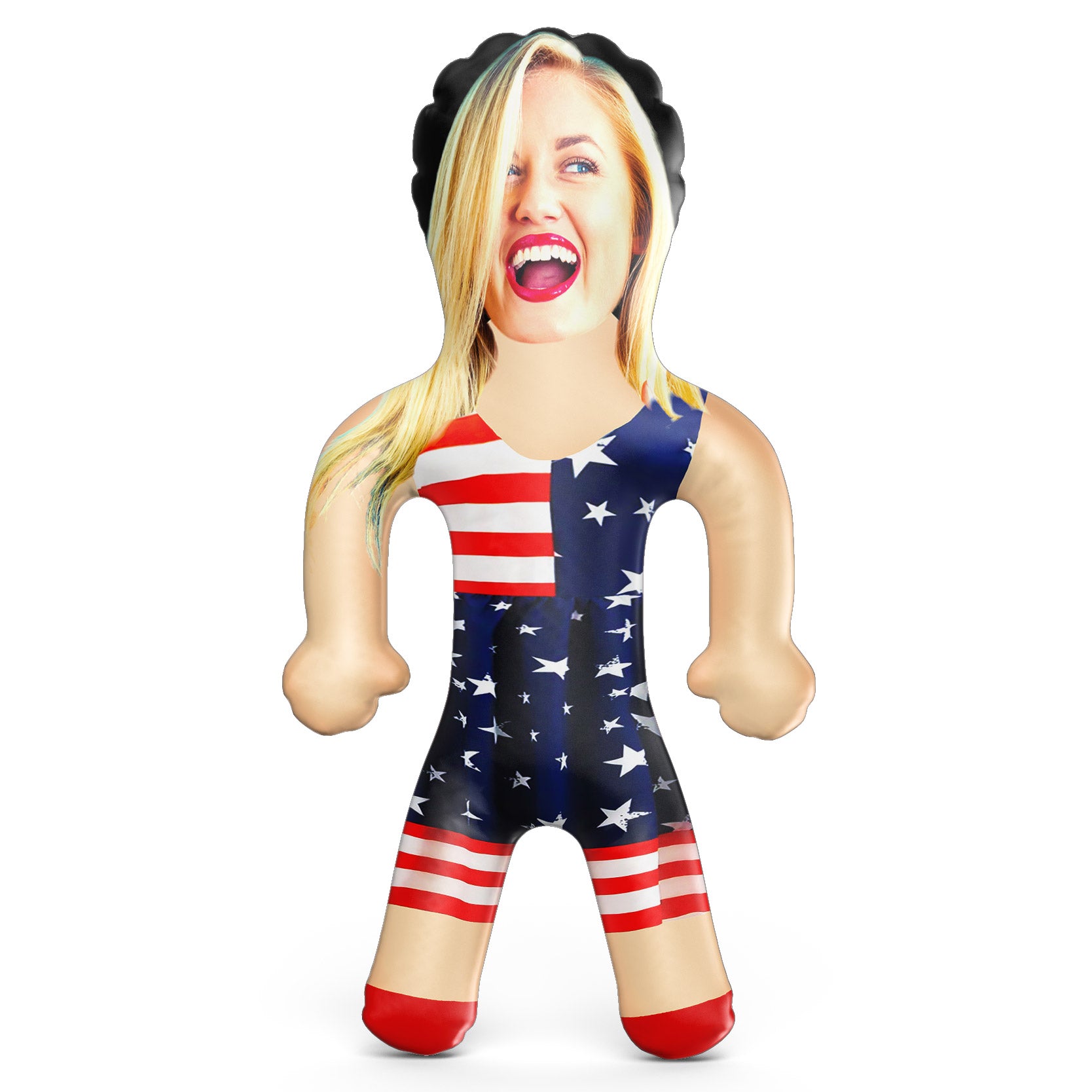 USA American Flag Outfit Blow Up Doll