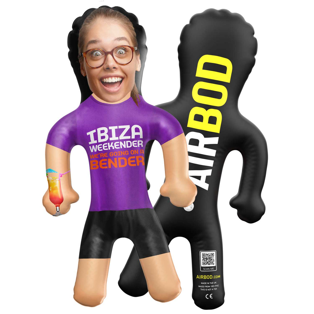 Ibiza Weekender, We're Going On A Bender Blow Up Doll