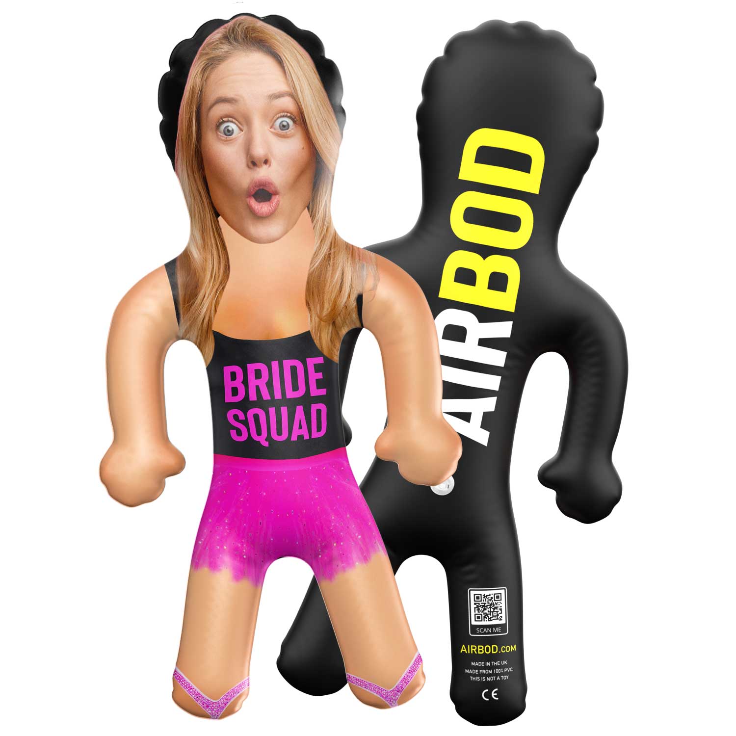 Bride Squad Tutu Outfit Blow Up Doll