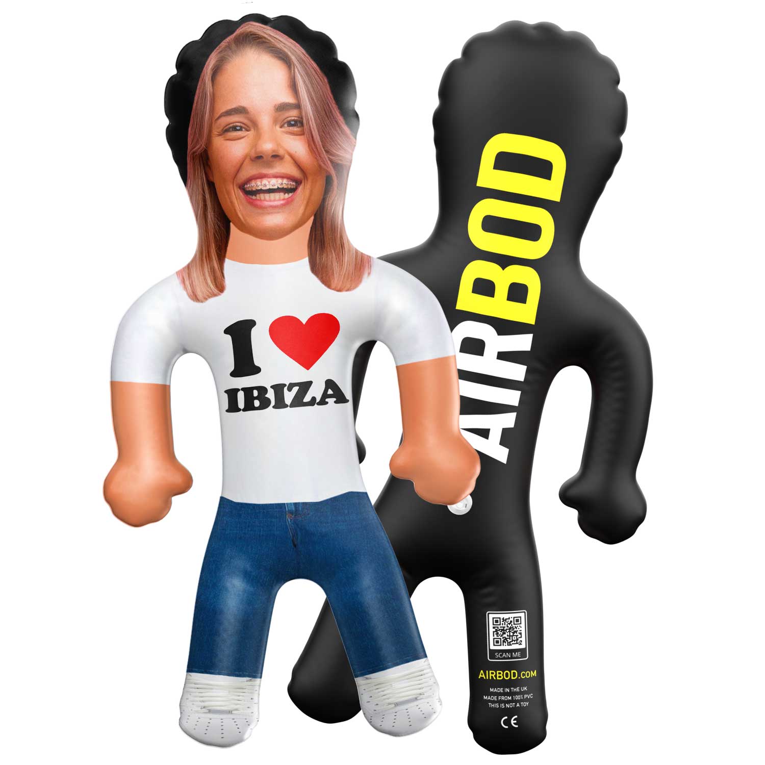 I Love Ibiza Blow Up Doll