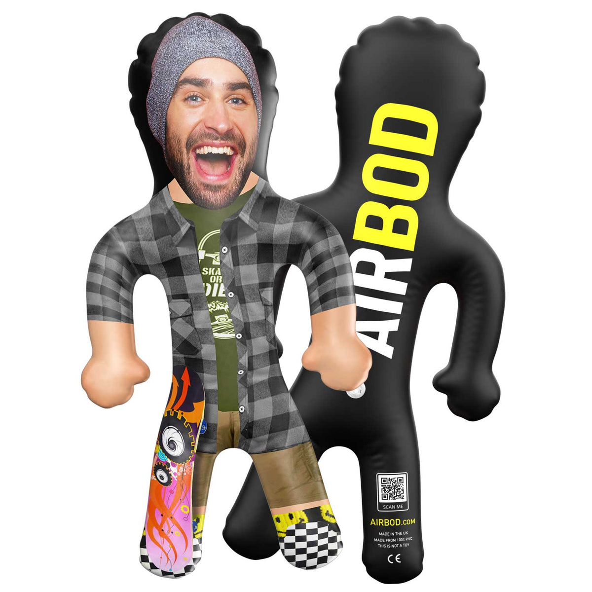 Skateboarder Blow Up Doll