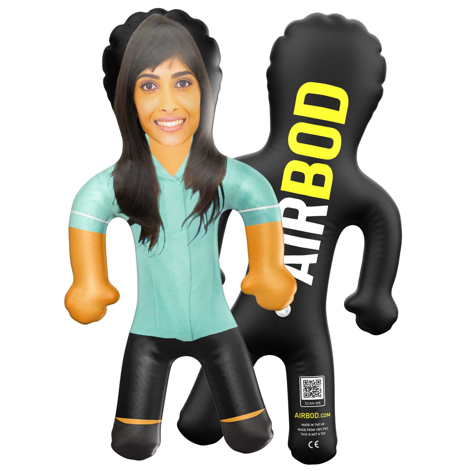 Nurse Uniform Light Green Blow Up Doll