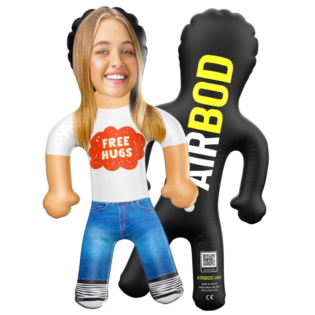 Free Hugs Blow Up Doll