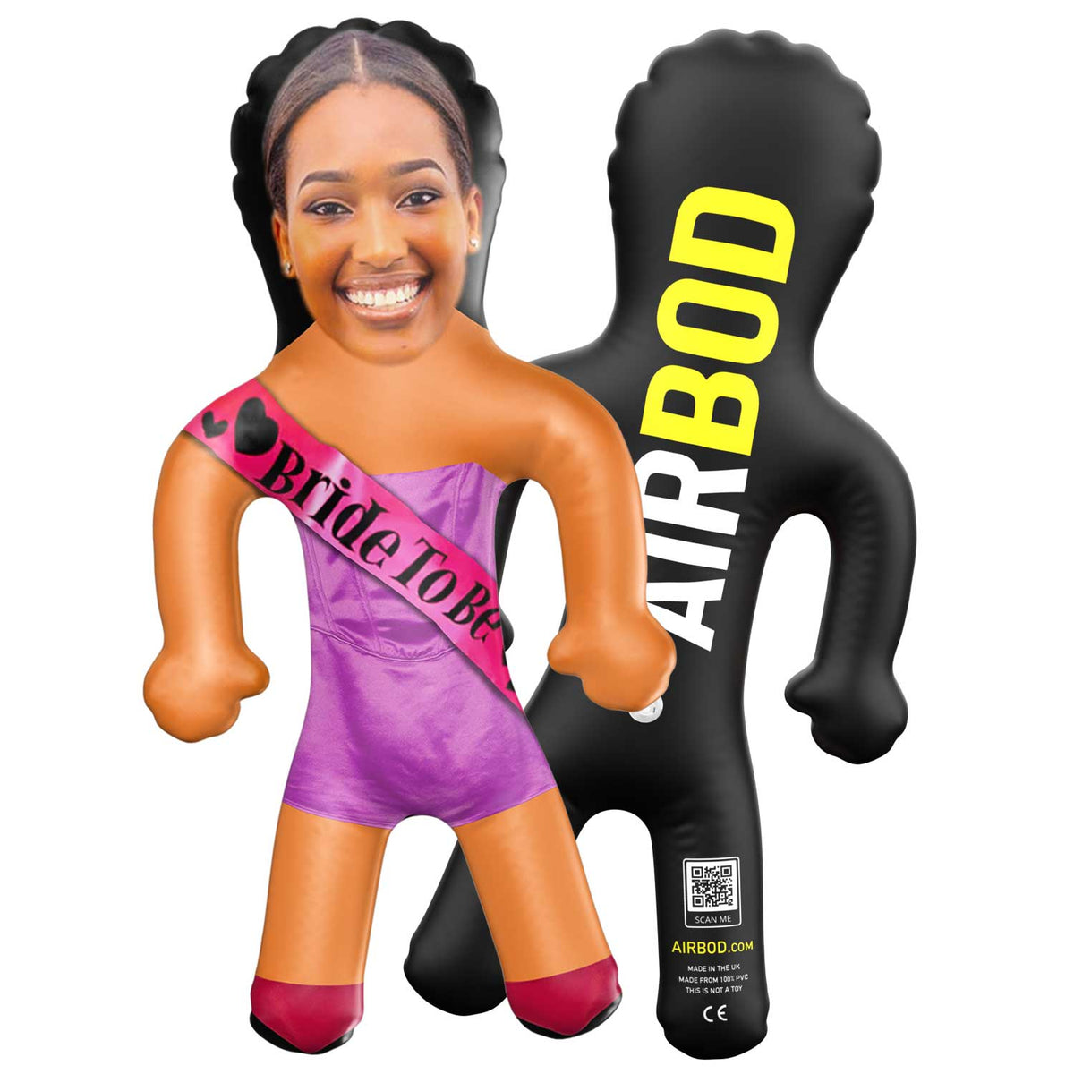 Bride to be Sash Bright Pink Blow Up Doll