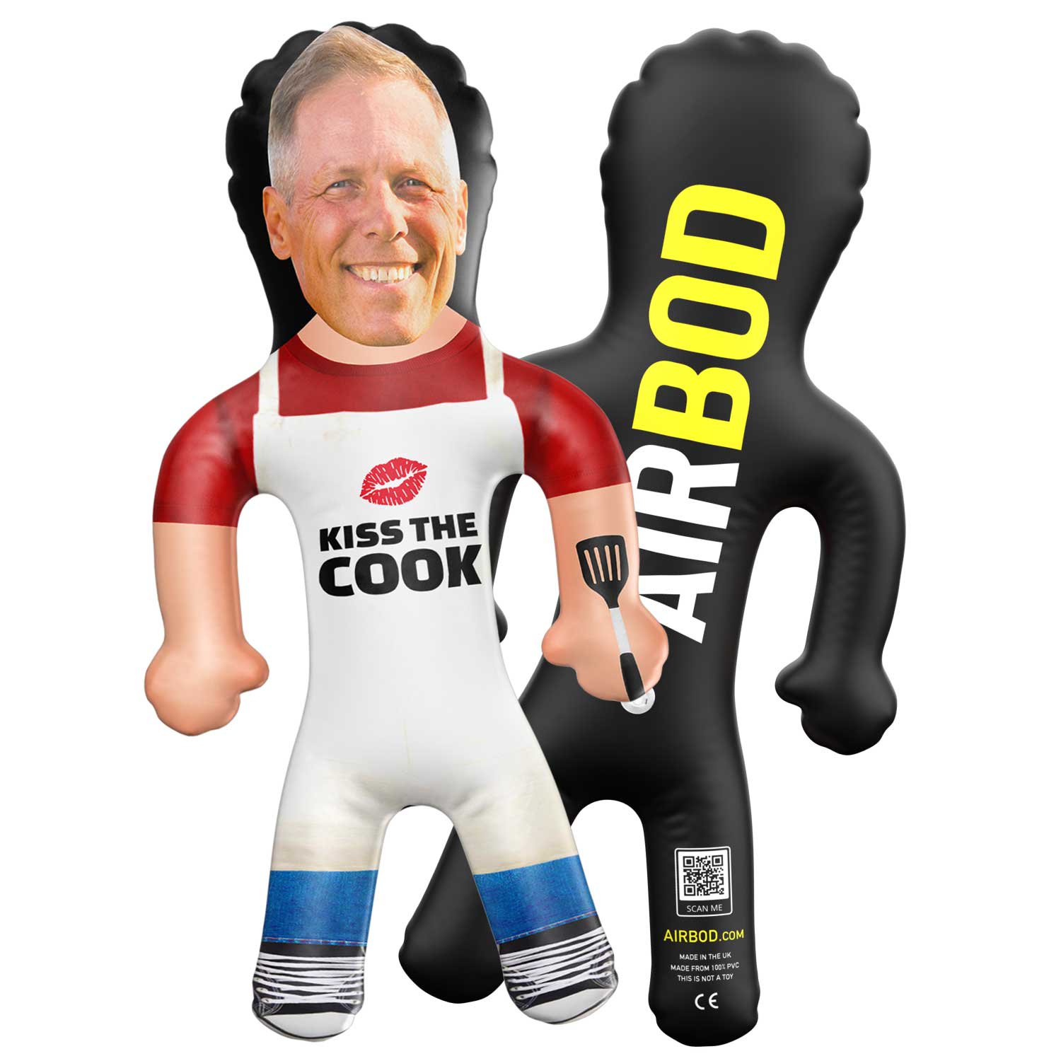 Kiss The Cook Blow Up Doll