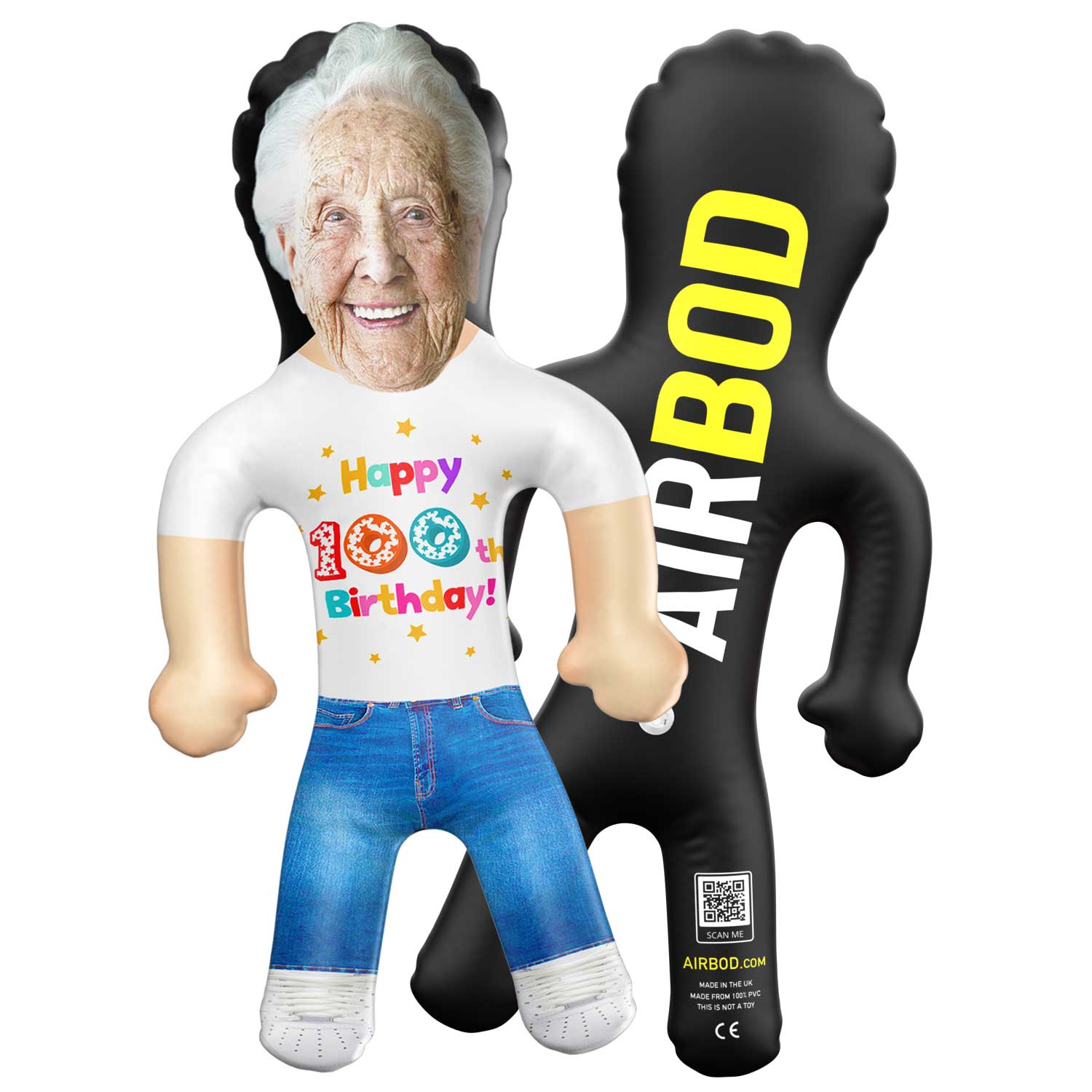 100th Birthday Blow Up Doll