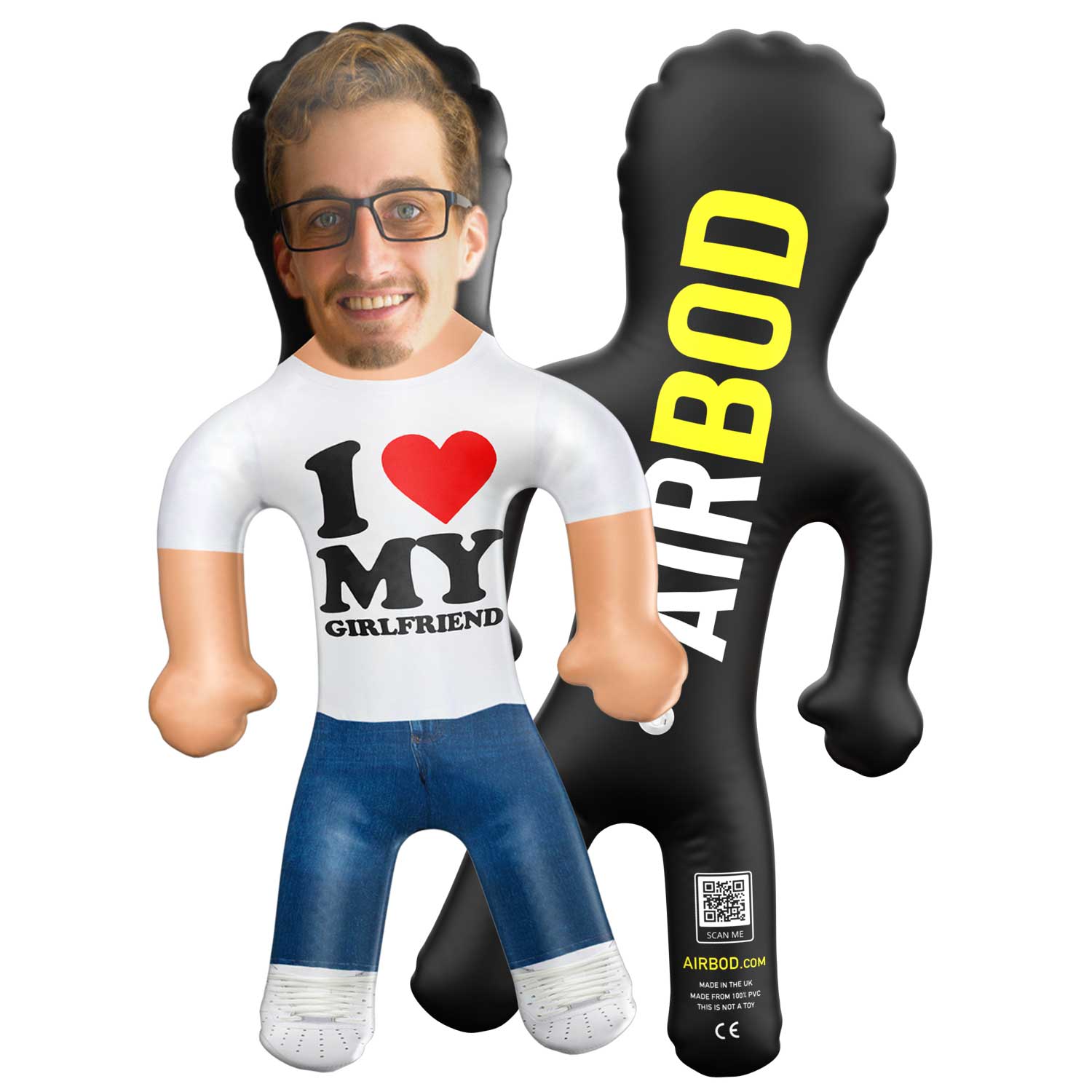 I Heart My Girlfriend Blow Up Doll