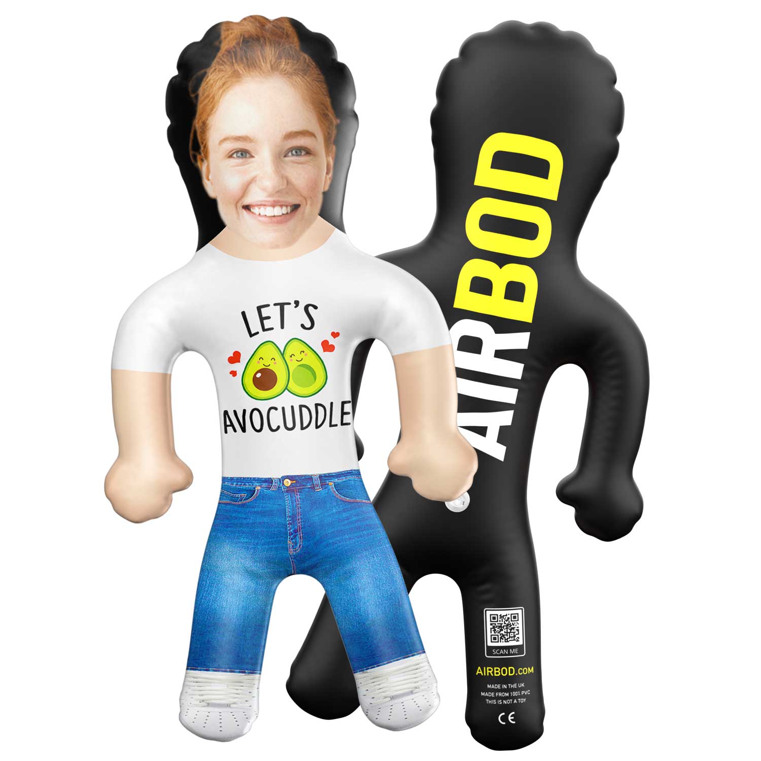 Let's Avocuddle Blow Up Doll