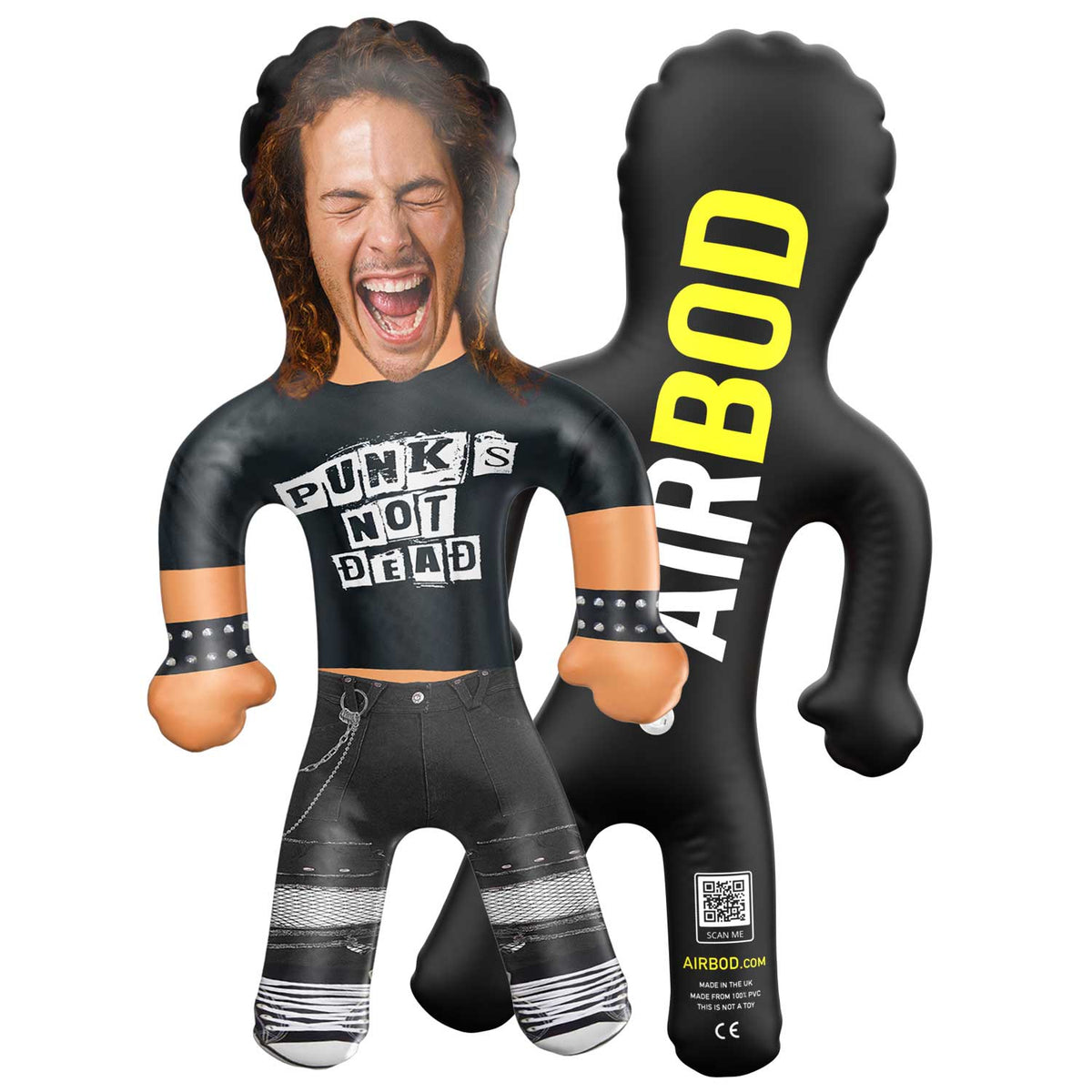 Punks Not Dead Guy Blow Up Doll
