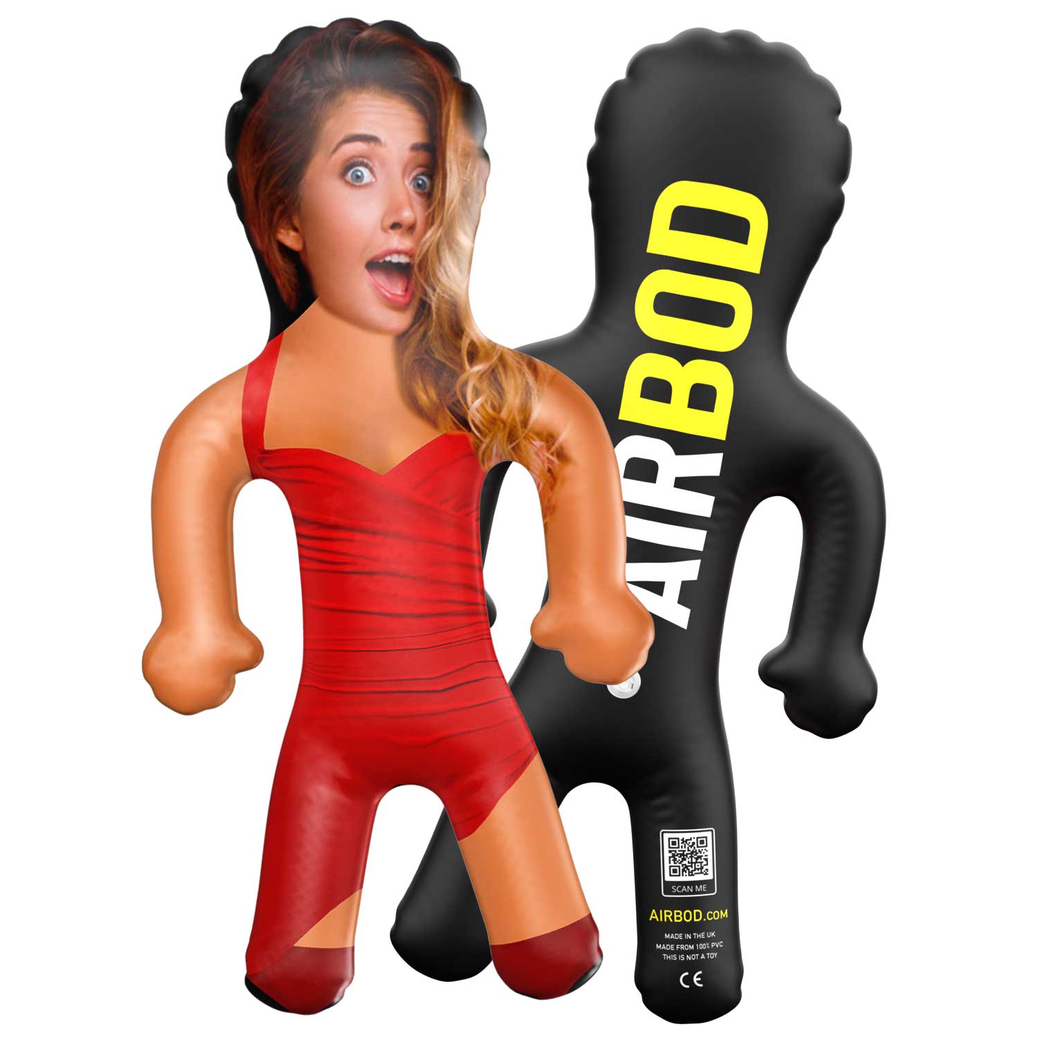 Red Dress Blow Up Doll