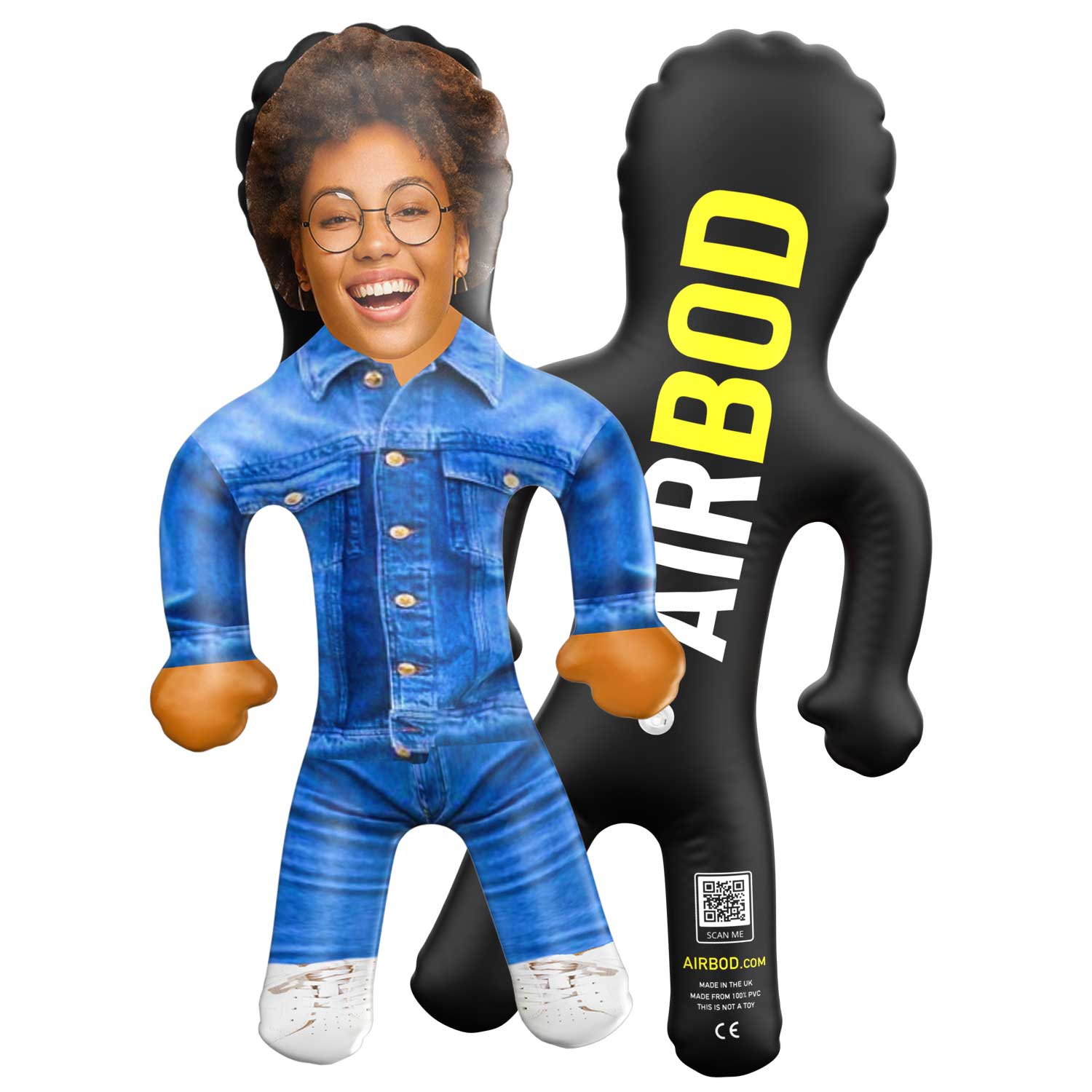 Double Denim Blow Up Doll