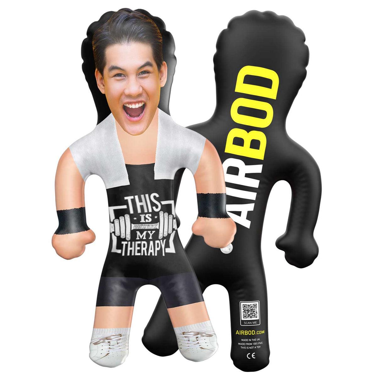 Gym Man This Is My Therapy Blow Up Doll