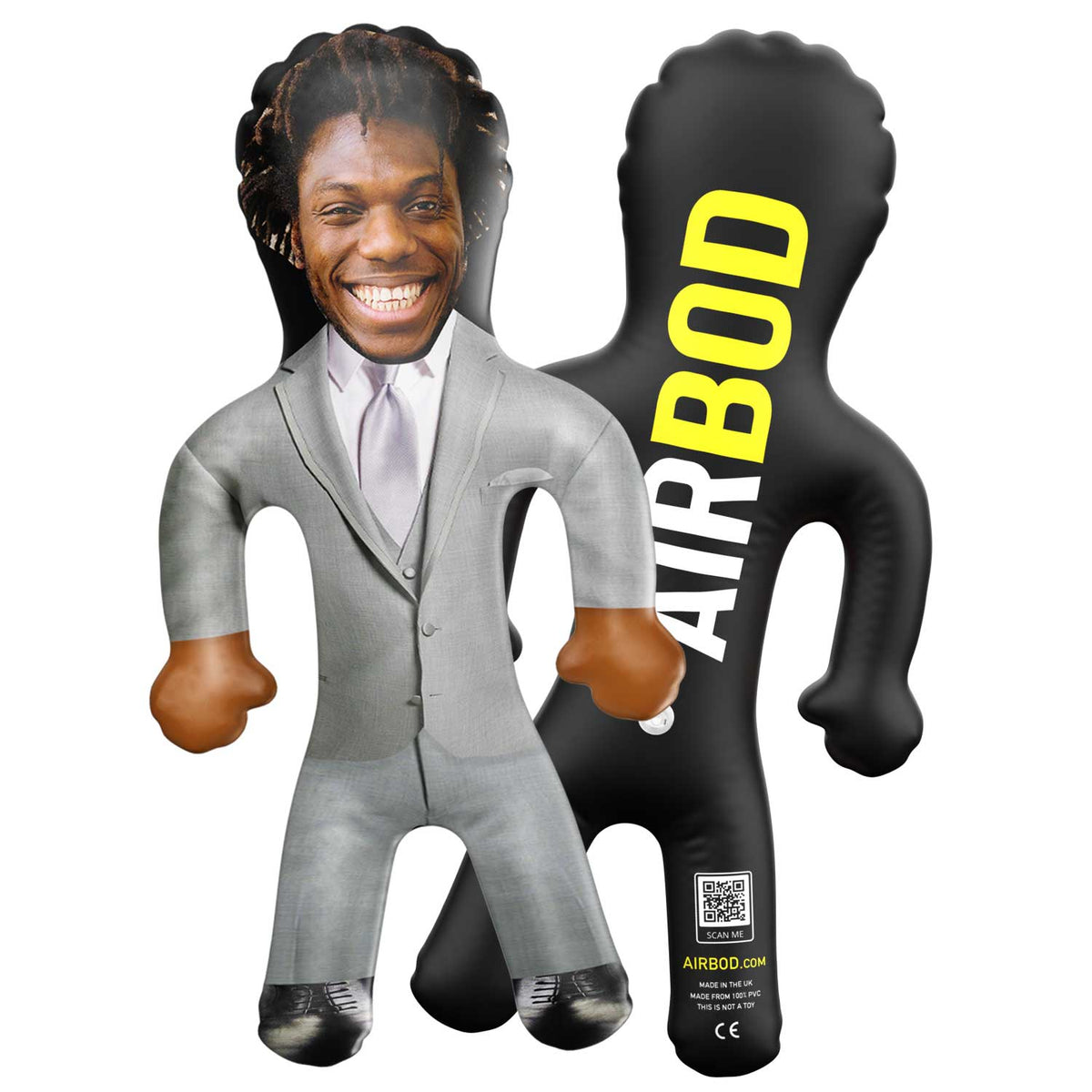 Light Grey Suit Blow Up Doll