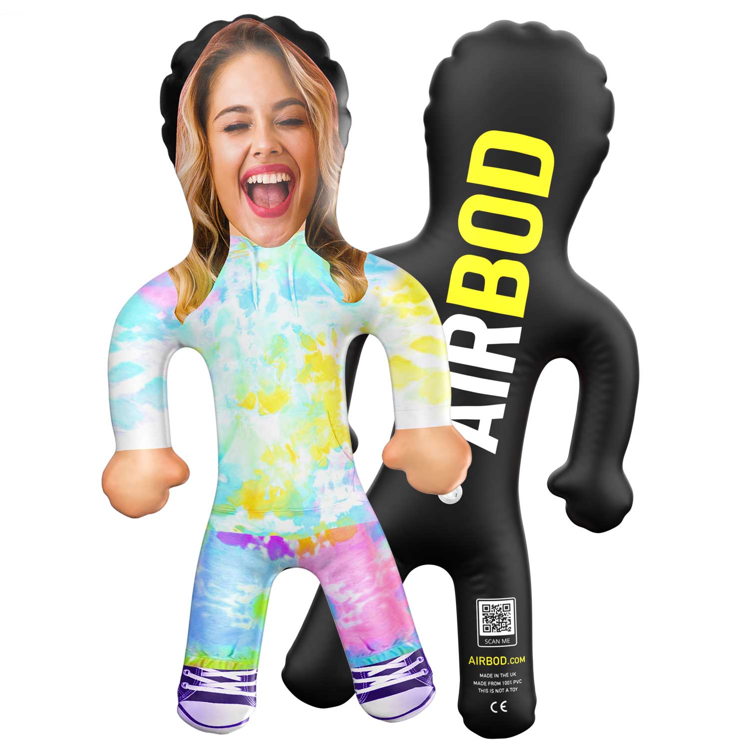 Tie Dye Tracksuit Blow Up Doll