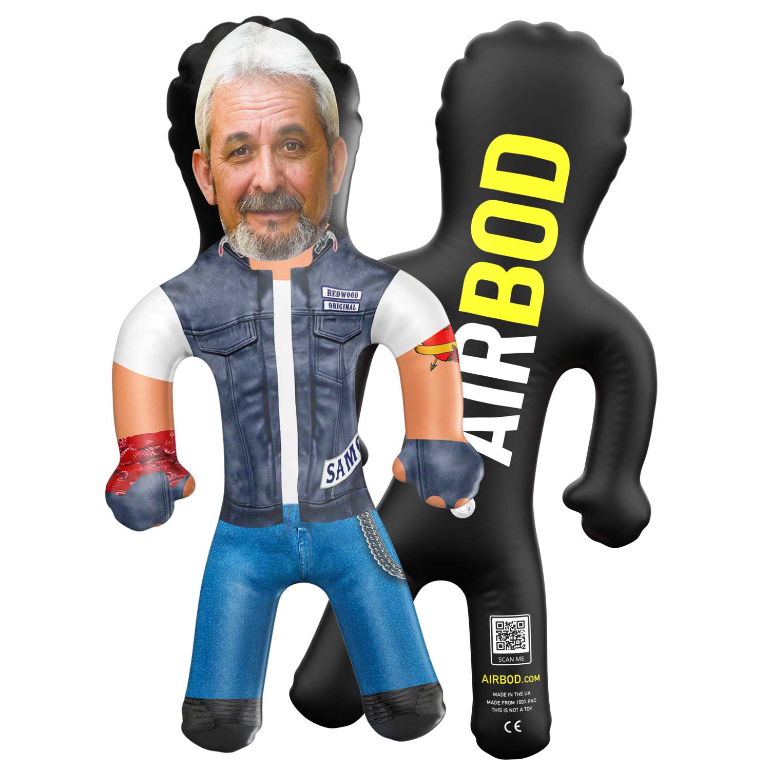 Biker Man Blow Up Doll