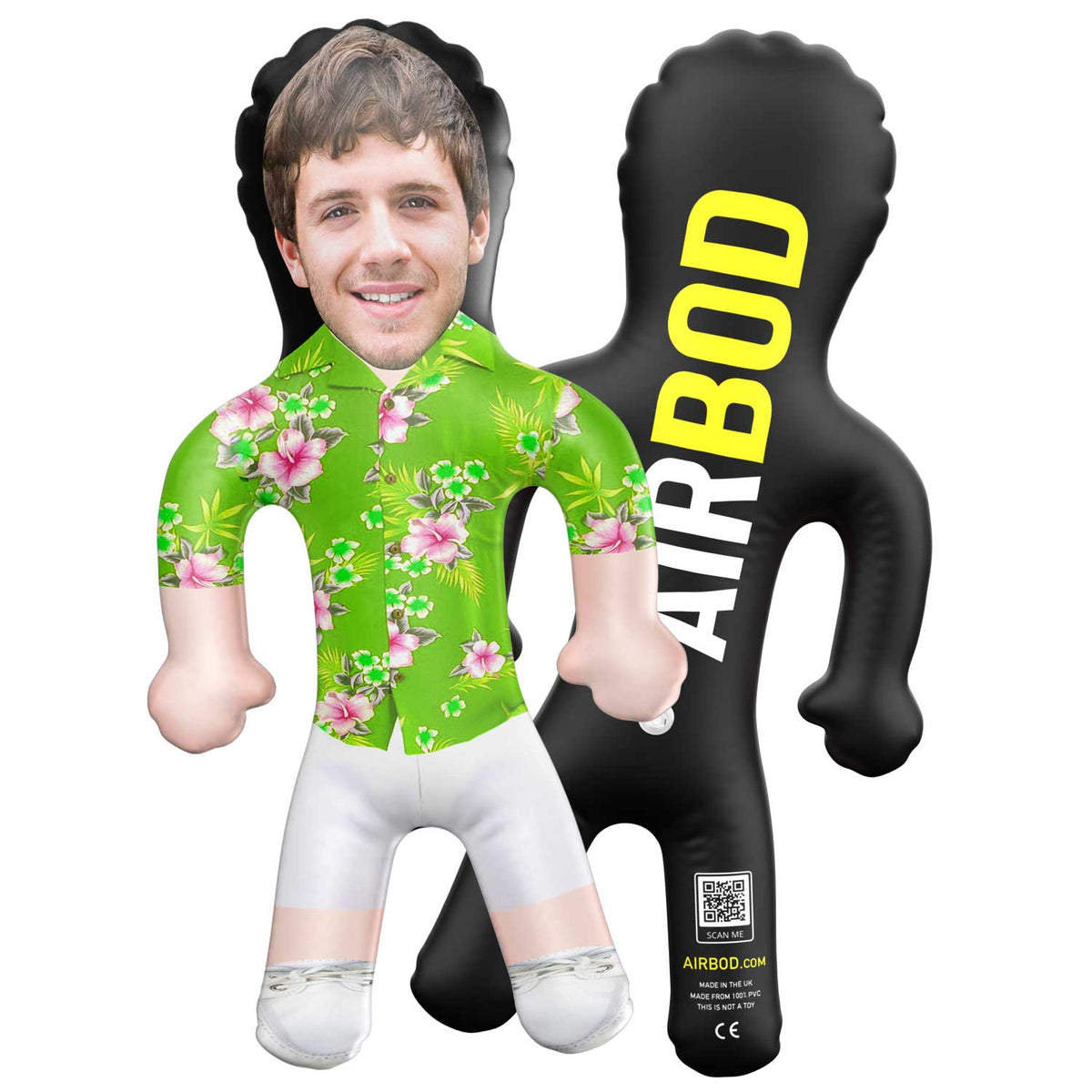 Hawaiian Shirt Green Blow Up Doll