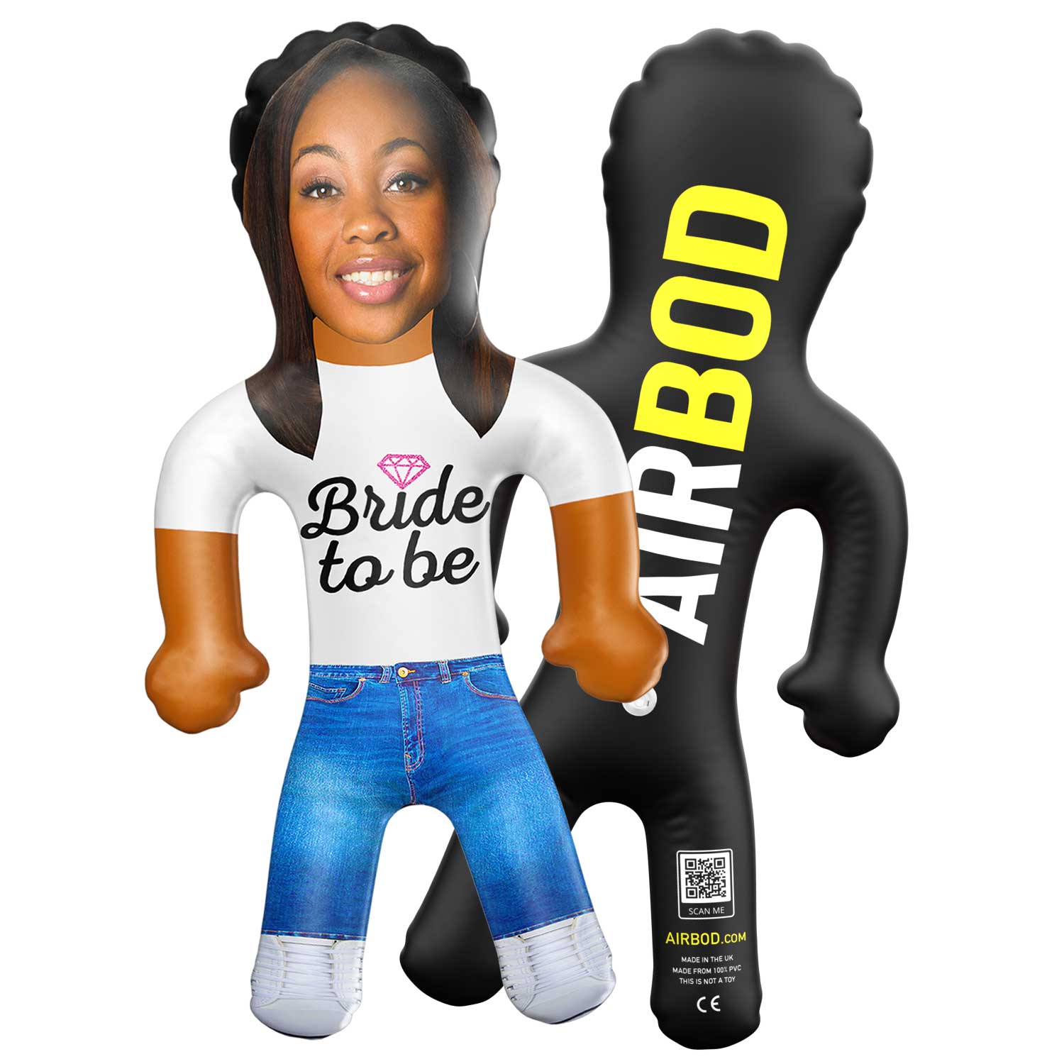 Bride to Be Tee Pink Diamond Blow Up Doll