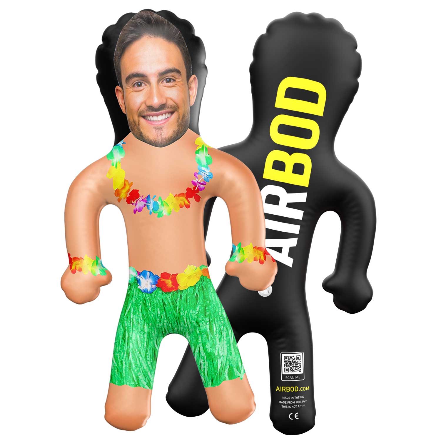 Hawaiian Guy Blow Up Doll