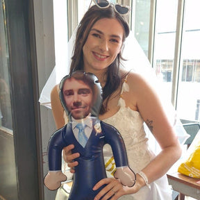Groom Navy Suit Blow Up Doll