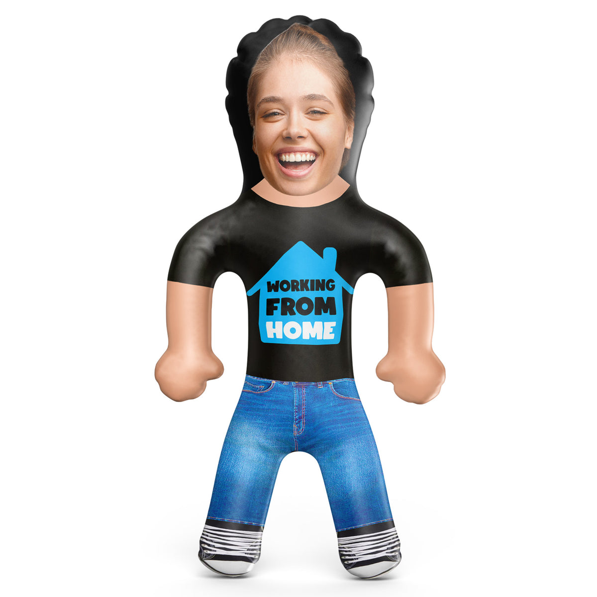 Working From Home Blow Up Doll