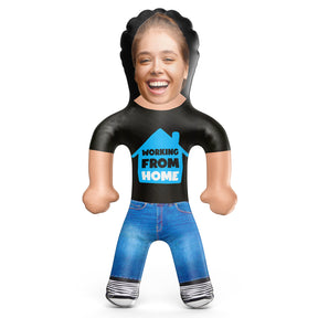 Working From Home Blow Up Doll