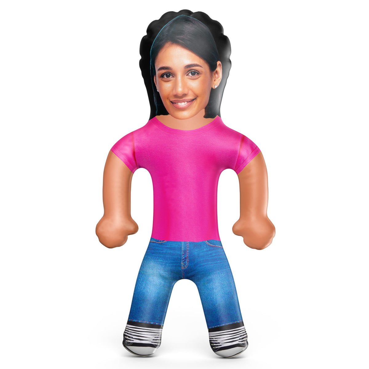 Pink T and Blue Jeans Blow Up Doll