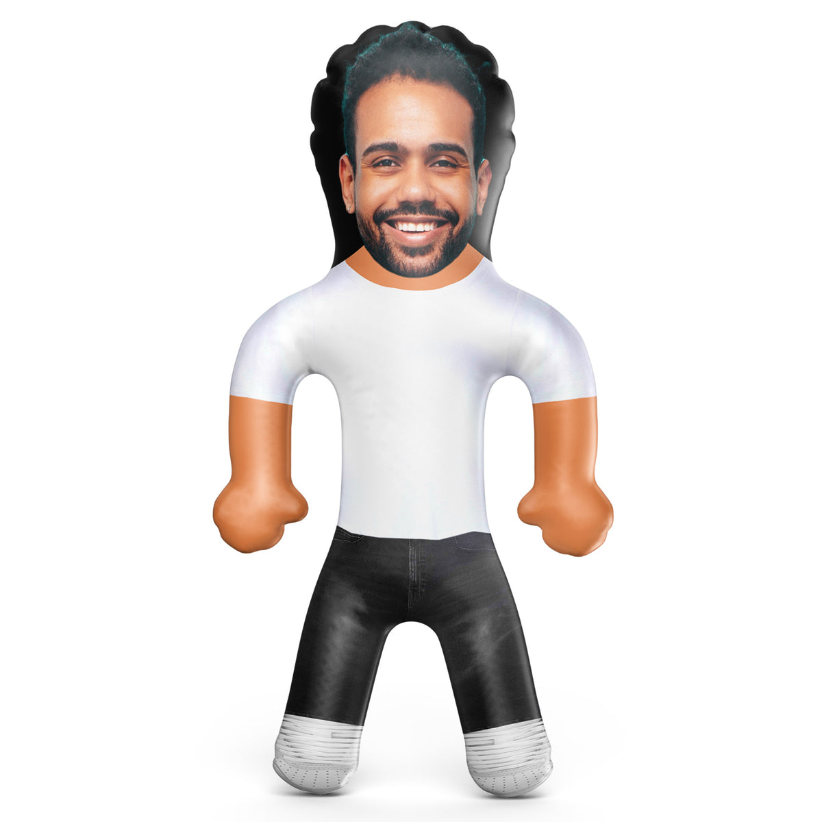 White T and Black Jeans Blow Up Doll