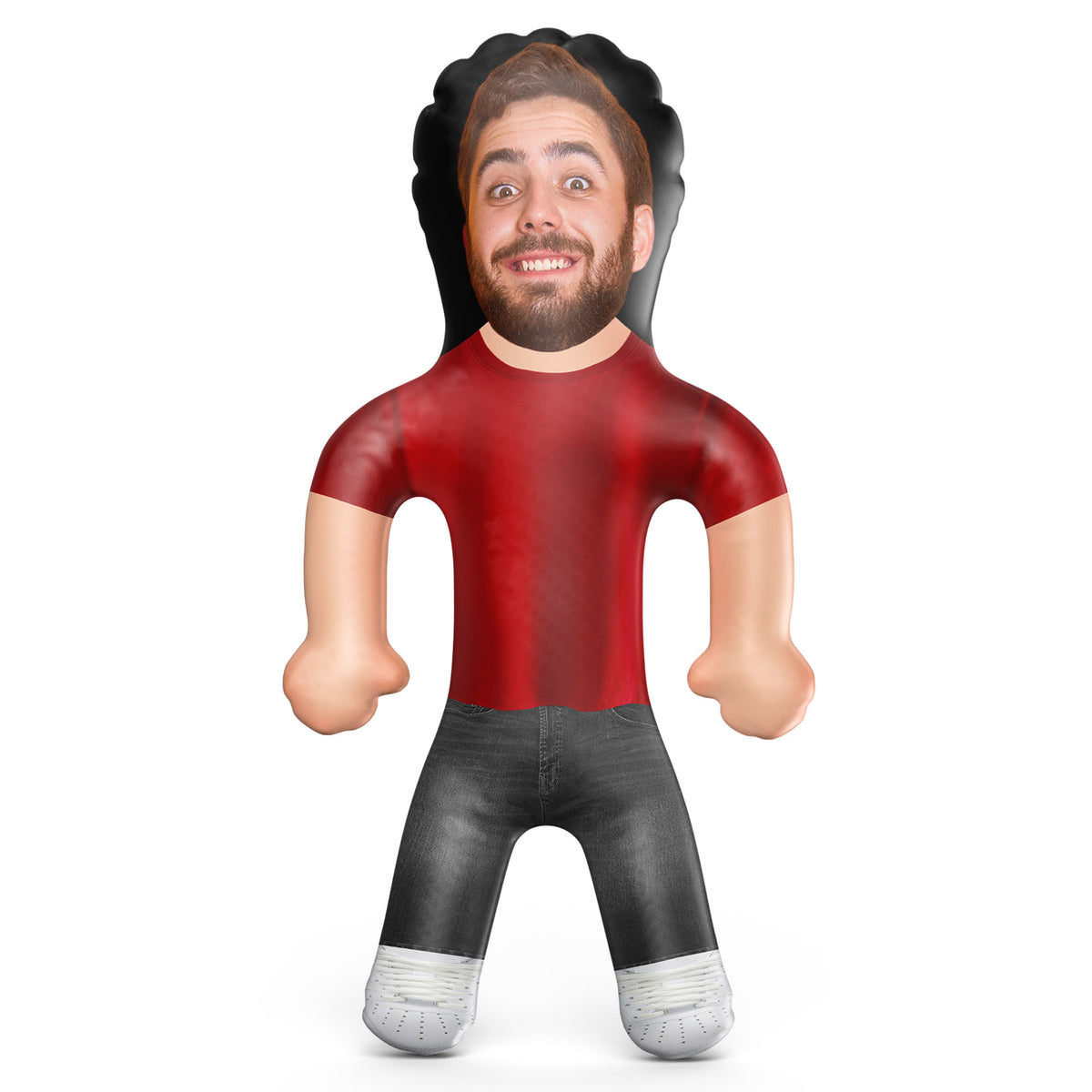 Red T and Black Jeans Blow Up Doll