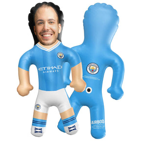 personalised man city blow up doll