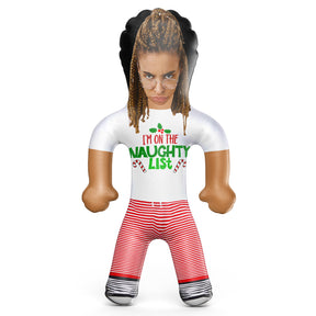 Im on the Naughty List Blow Up Doll