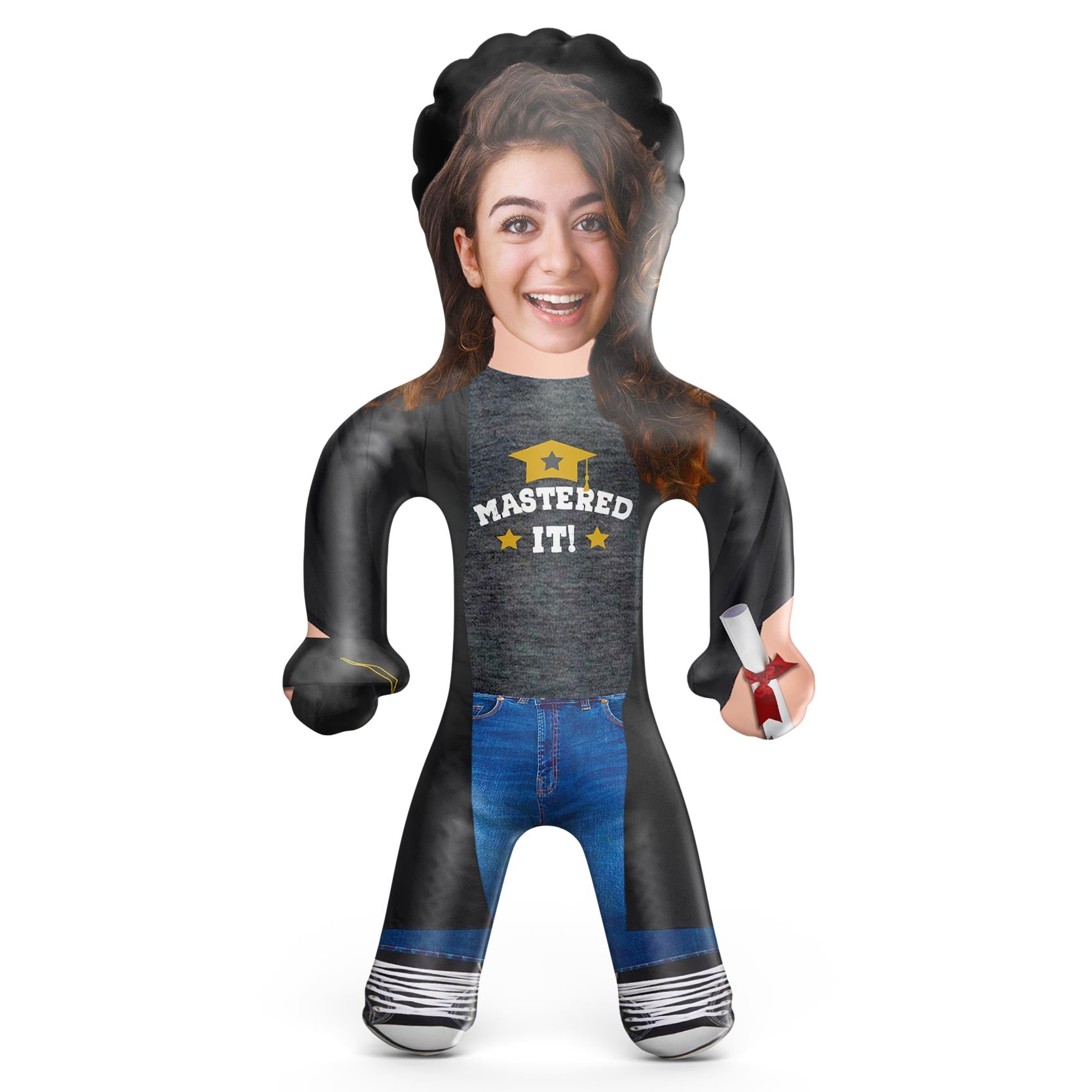 Mastered It! Graduation Inflatable - Custom Blow Up Doll