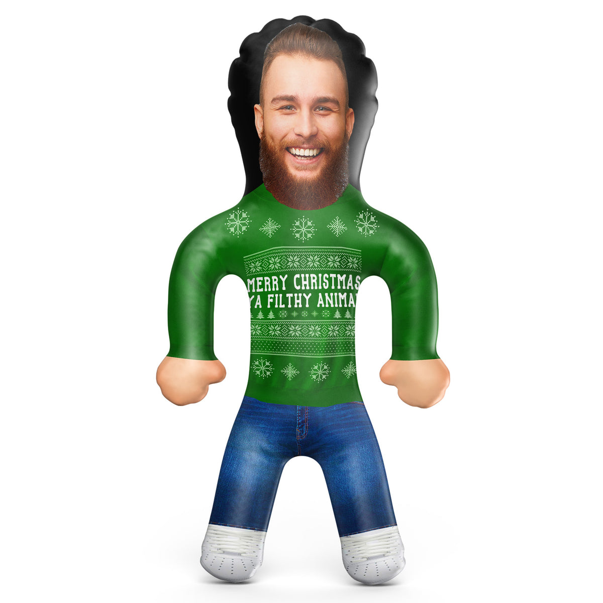 Merry Christmas Ya Filthy Animal Blow Up Doll
