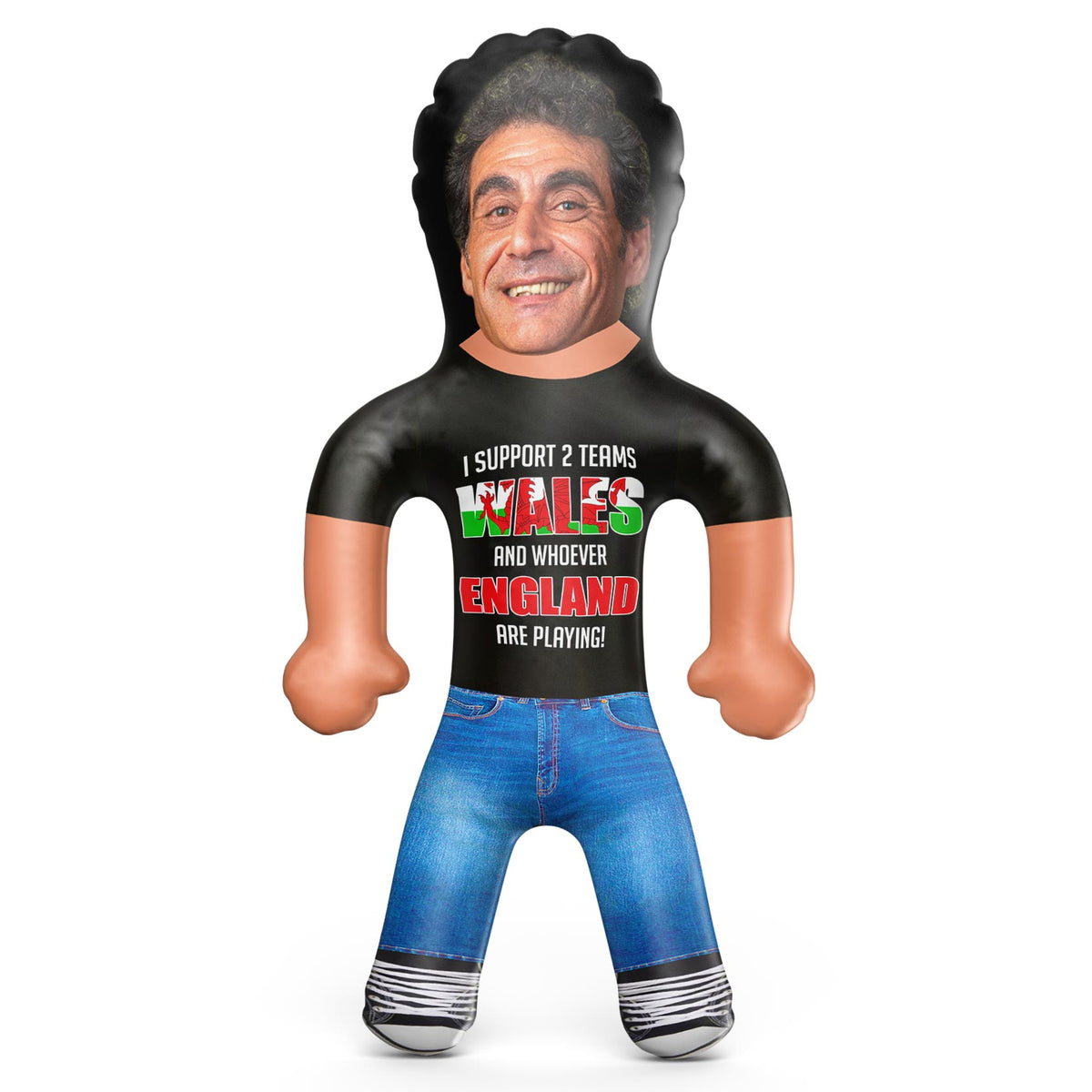 I Support 2 Teams - Wales And Whoever England Are Playing Blow Up Doll