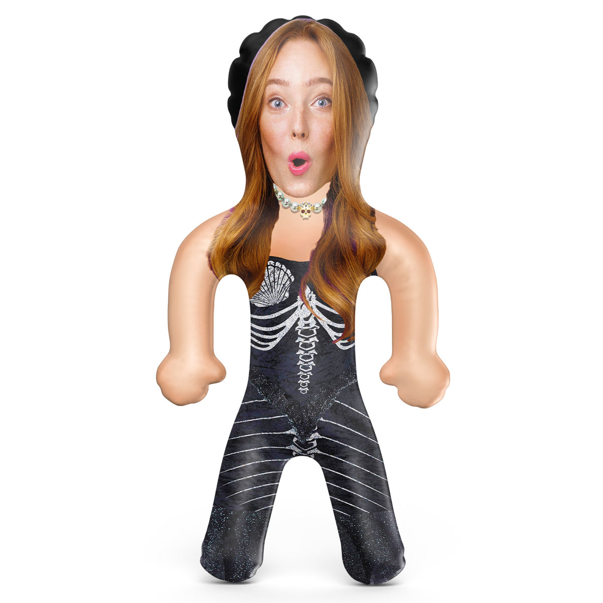 Skeleton Mermaid Blow Up Doll
