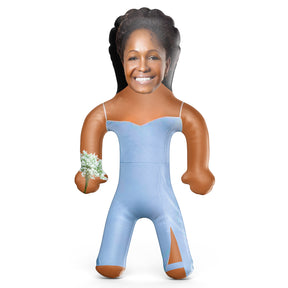 Bridesmaid Dress - Light Blue Blow Up Doll
