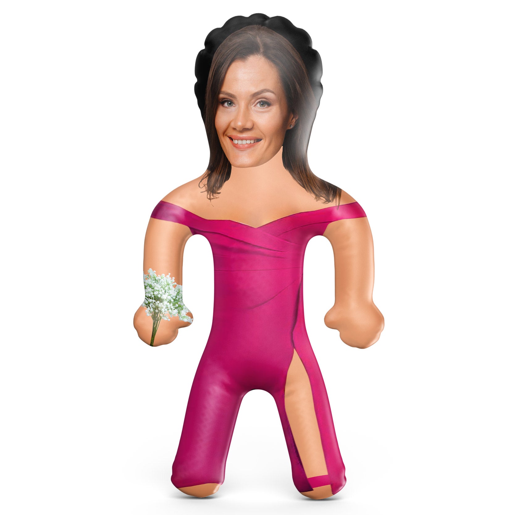 Bridesmaid Dress Inflatable Doll - Hot Pink