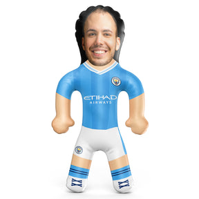 personalised man city inflatable doll