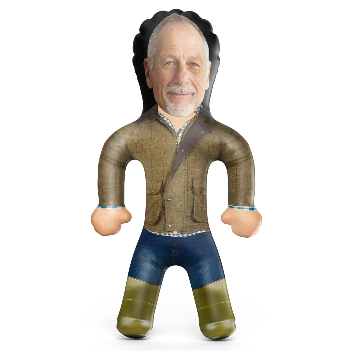 Farmer Tweed Coat Blow Up Doll