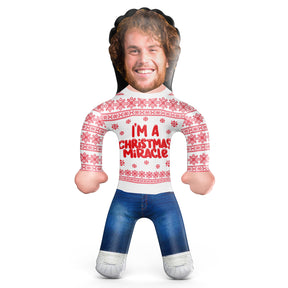 I'm a Christmas Miracle Blow Up Doll